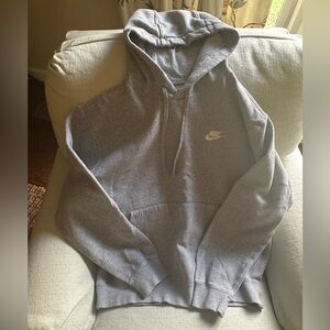 Nike Gray Pullover Hoodie Adult Small